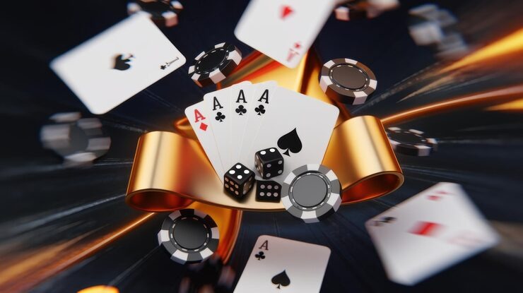 Live dealer studio with multiple camera angles for Infinite Blackjack
